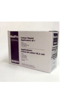 AMG Medical Applicateurs à bout de coton, MedPro, 15,2 cm (6 po) 2 applicateurs/paquet 200/boîtes