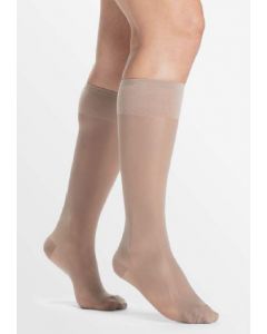 Sigvaris Bas mollet Linen Homme 15-20mmHg Grandeur A Circonférence cheville 21-29cm ( 8.5-11.5 po ) Pointure chaussure 11.5-14 Gris Pale 1 Paire