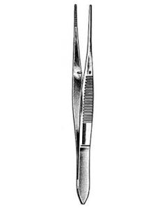AMG Medical Pince à Iris 10.2cm ( 4po ) Droit Dentelée et Crantée 1 unité