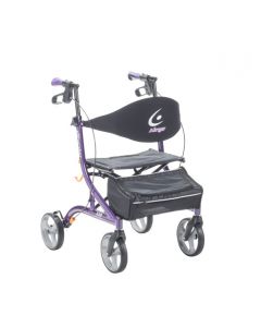 Drive Devilbiss Airgo Ambulateur eXcursion X20 Léger à pliage latéral Aubergine (Mauve) 136 Kg ( 300 Lbs )
