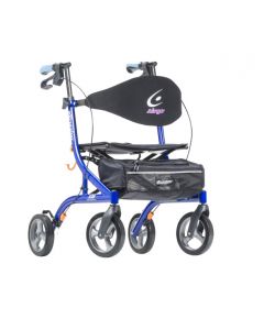 Drive Devilbiss Airgo Ambulateur eXcursion X20 Léger à pliage latéral Bleu Pacifique 136 Kg ( 300 Lbs )