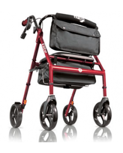 Drive Devilbiss Déambulateur À Roulettes Hugo Élite Avec Siège Capacité De Poids 136kgs ( 300lbs )