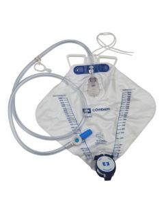 Covidien sac de drainage nocturne Dover 2000ml (68oz) avec anti-reflux vendu à l'unité