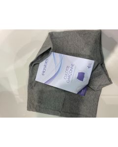 CDRM Elastom Culotte pour femme stomisée garçonnière  ( style boxer ) Médium Gris tour de hanche 102-107cm ( 40-42 po ) tour de taille 79-84cm ( 31-33 po ) 1 unité