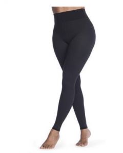 Sigvaris Soft Silhouette Leggings 15-20mmhg Femme grandeur A circonférence cheville 18-23cm ( 7-9 po ) noir