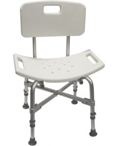 Pro-Aide Banc De Bain Bariatrique Avec Dossier Ajustable En Hauteur De 43 À 59 ( 17 À 23.25po ) Capacité 227kgs ( 500 LBS )