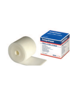 Jobst Co mprifoam Bandage de Caoutchouc Mousse 12cm X 2.5m X .4cm ( 4.72po X 2.2v X .15po ) 1 Rouleau