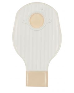 ConvaTec sac vidable Natura avec fermoir à clip 25.4cm (10Po) opaque sans filtre taille collerette  32mm (1Po1/4) 10/bte