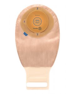 ConvaTec sac 1 pièce vidable Esteem + Stomahesive avec technologie malléable 30.5cm (12Po) opaque avec filtre très grande taille de la stomie 40-50mm ( 1 9/16Po-1 15/16Po ) 10/bte