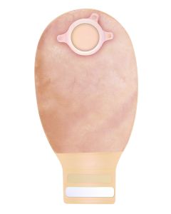 Convatec sac vidable Natura + avec fenêtre et fermoir InvisiClose 29cm ( 11.4 po ) avec filtre  taillle collerette 45mm (1 3/4po) 10/bte