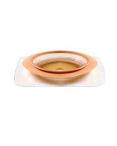 Convatec collerette Natura Stomahesive Accordéon 10cm x 10cm (4pox 4po) acrylique blanc 57mm (2 po 1/4) à découper petite jusqu'à 33mm ( 1 5/16 ) 10bte