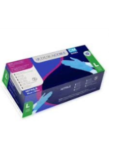 Duracore Gant D'Examen Médical Large En Nitrile Bleu 100/bte