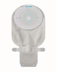 Coloplast sac 1 pièce vidable Sensura Mio à convexité légère avec fermoir Easiclose Maxi Gris Pâle avec filtre à découper 10-43mm (3/8Po-1Po3/4) Convexité Légère 10/bte