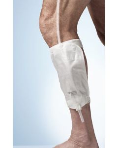 Coloplast sac à jambe Conveen Security + anti-reflux robinet à pince tubulure 50cm (20") 750ml (26oz) Avec Sangles, Non Stérile 10/bte