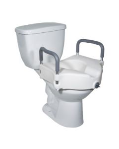 Drive Si;ège De Toilette Surélevé 11.5cm ( 4.5po )Avec Accoudoirs Amovibles Capacité De Poids 136kgs ( 300 lbs ) 1 Unité