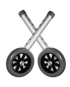 Pro-Aide Roues Pour Marchettes Pliantes 12.7cm ( 5po ) Pivotantes